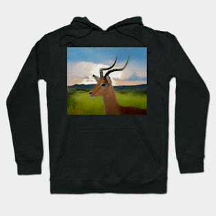 Antelope portrait Hoodie